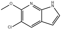 5-Chloro-6-Methoxy-7-azaindole Struktur