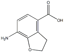 7-aMino-2,3-dihydrobenzofuran-4-carboxylic acid Structure