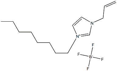 1-Allyl-3-octyliMidazoliuM tetrafluoroborate Struktur