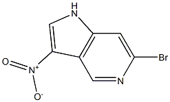 6-broMo-3-nitro-1H-pyrrolo[3,2-c]pyridine Struktur