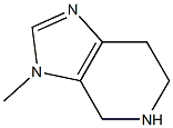 3-Methyl-4,5,6,7-tetrahydro-3H-iMidazo[4,5-c]pyridine Struktur