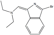 (E)-N-((3-broMo-1H-isoindol-1-ylidene)Methyl)-N-ethylethanaMine Struktur