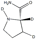 L-ProlinaMide-d3 Struktur