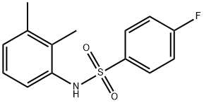 N-(2,3-dimethylphenyl)-4-fluorobenzenesulfonamide Struktur