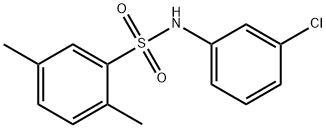 N-(3-chlorophenyl)-2,5-dimethylbenzenesulfonamide Struktur