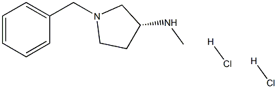 (R)-()-1-Benzyl-3-(methylamino)pyrrolidine Dihydrochloride Struktur