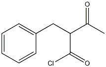 2-benzyl-3-oxobutanoyl chloride Struktur