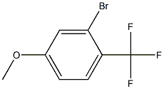 3-broMo-4-trifluoroMethylanisole Struktur