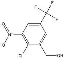 (2-chloro-3-nitro-5-(trifluoroMethyl)phenyl)Methanol Struktur