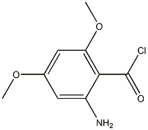 2-aMino-4,6-diMethoxybenzoyl chloride Struktur