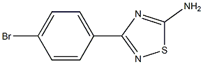 3-(4-BroMophenyl)-5-aMino-[1,2,4]thiadiazole Struktur