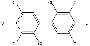 2.2'.3.3'.4.4'.5.5'-Octachlorobiphenyl Solution Struktur