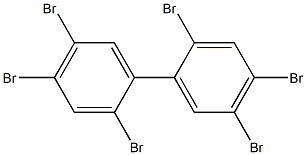 2.2'.4.4'.5.5'-Hexabromobiphenyl Solution Struktur