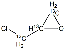 Epichlorohydrin (13C3) Solution Struktur