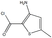 3-aMino-5-Methylthiophene-2-carbonyl chloride Struktur