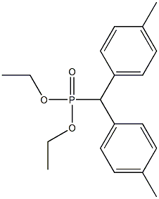 Diethyl di(4-Methylphenyl)Methylphosphonate Struktur