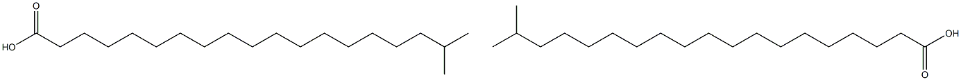 18-Methylnonadecanoic acid (Isoarachidic acid) Struktur