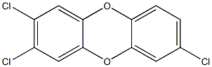 2,3,7-Trichlorodibenzo-p-dioxin 50 μg/mL in Toluene Struktur