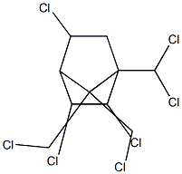 2-exo,3-endo,5-exo,8,9,10,10-Heptachlorobornane 5 μg/mL in iso-Octane CERTAN Struktur