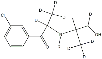 Hydroxy Bupropion-d9 Struktur