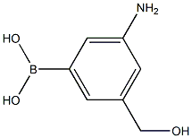 3-aMino-5-(hydroxyMethyl)phenylboronic acid Struktur