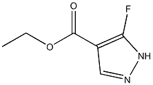 ethyl 5-fluoro-1H-pyrazole-4-carboxylate Struktur