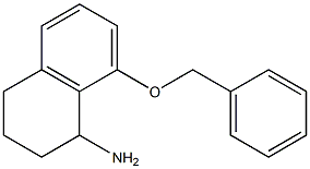 8-(benzyloxy)-1,2,3,4-tetrahydronaphthalen-1-aMine Struktur