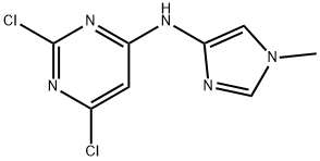 2,6-dichloro-N-(1-Methyl-1H-iMidazol-4-yl)pyriMidin-4-aMine Struktur