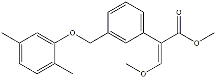 2-[3-(2,5-DiMethyl-phenoxyMethyl)-phenyl]-3-Methoxy-acrylic acid Methyl ester Struktur