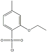 2-ethoxy-4-Methylbenzene-1-sulfonyl chloride Struktur