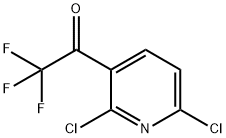 1-(2,6-dichloropyridin-3-yl)-2,2,2-trifluoroethanone Struktur