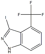 3-Iodo-4-trifluoroMethyl-1H-indazole Struktur