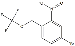 4-broMo-2-nitrotrifluoroMethoxyl toluol Struktur