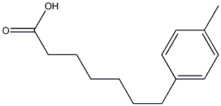 7-(p-tolyl)heptanoic acid Struktur