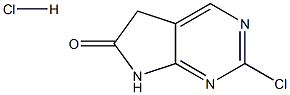 2-Chloro-5,7-dihydro-6H-pyrrolo[2,3-d]pyriMidin-6-one hydrochloride Struktur