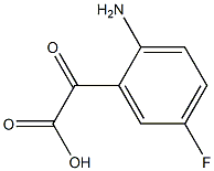 2-(2-AMINO-5-FLUOROPHENYL)-2-OXOACETIC ACID Struktur