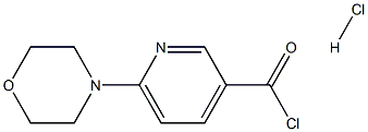 6-Morpholinopyridine-3-carbonyl chloride hydrochloride Struktur