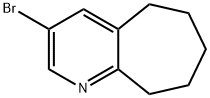 3-broMo-6,7,8,9-tetrahydro-5H-cyclohepta[b]pyridine Struktur