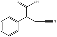 3-cyano-2-phenylpropanoic acid Struktur