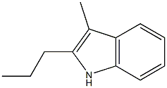 3-Methyl-2-propyl-1H-indole Struktur