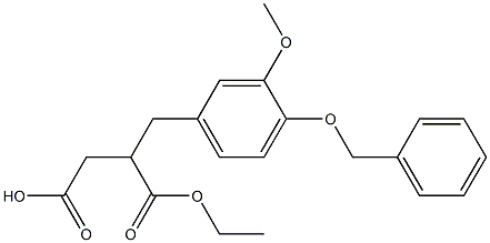 [[3-Methoxy-4-(phenylMethoxy)phenyl]Methyl]butanedioic Acid Ethyl Ester Struktur