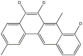 2,7-DiMethylbenz[a]anthracene-d3 Struktur