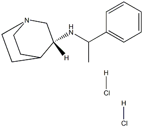 N-((R)-1-phenylethyl)quinuclidin-3-aMine (dihydrochloride) Struktur