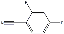 Benzonitrile, 2,4-difluoro- Struktur