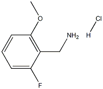 (2-Fluoro-6-Methoxy-phenyl)-Methyl-aMine hydrochloride Struktur