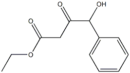 ethyl 4-hydroxy-3-oxo-4-phenylbutanoate Struktur