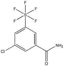 3-Chloro-5-(pentafluorothio)benzaMide, 97% Struktur