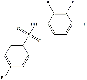 4-BroMo-N-(2,3,4-trifluorophenyl)benzenesulfonaMide, 97% Struktur