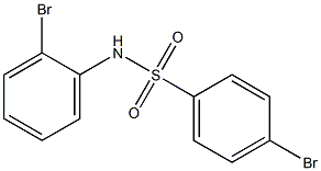 4-BroMo-N-(2-broMophenyl)benzenesulfonaMide, 97% Struktur