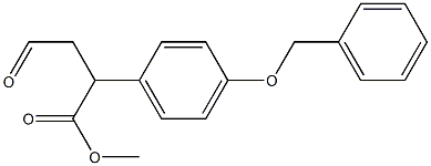 2-(4-Benzyloxy-phenyl)-4-oxo-butyric acid Methyl ester Struktur